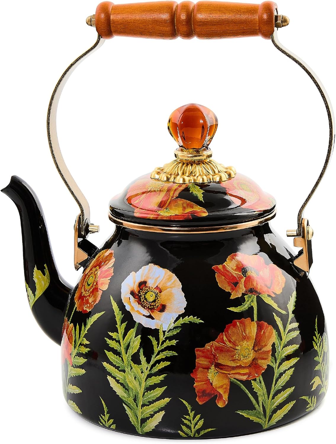 MACKENZIE-CHILDS Enamel Tea Kettle