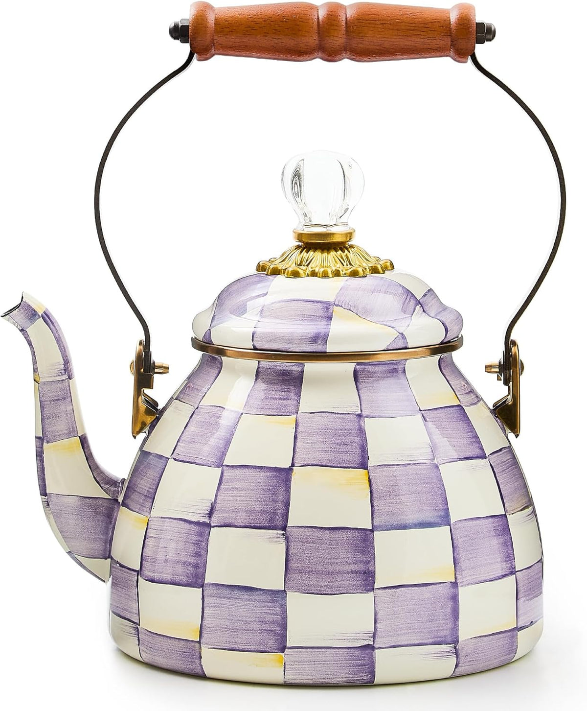 MACKENZIE-CHILDS Enamel Tea Kettle