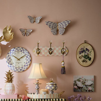 Rosy Check Triple Wall Hook