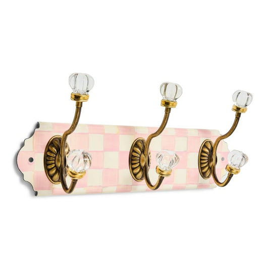Rosy Check Triple Wall Hook