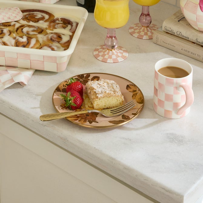 Wild Rose Mauve Salad/Dessert Plate