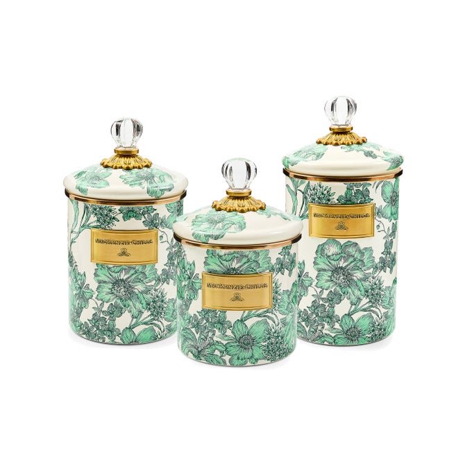 Emerald English Garden Small Canister