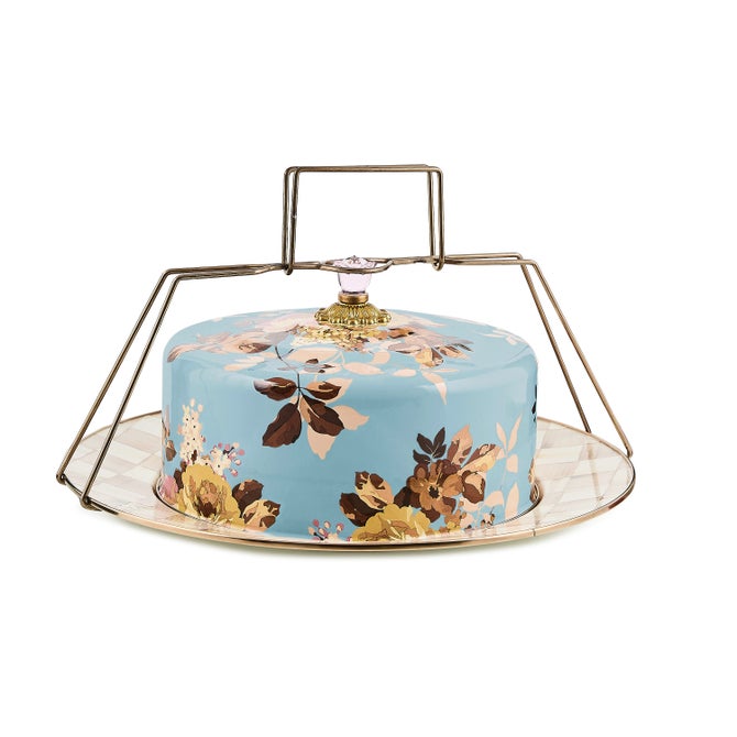 Wild Rose Slate Cake Carrier